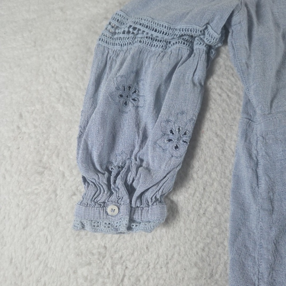Tommy Bahama Womens Small Linen Viscose Cotton Dress Embroidered - Picture 7 of 10